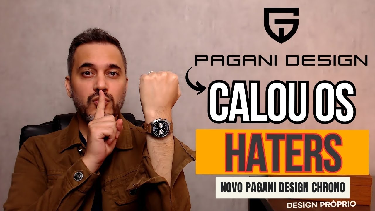 NOVO PAGANI DESIGN CHRONO PD1782 - O RELÓGIO QUE CALOU OS HATERS!