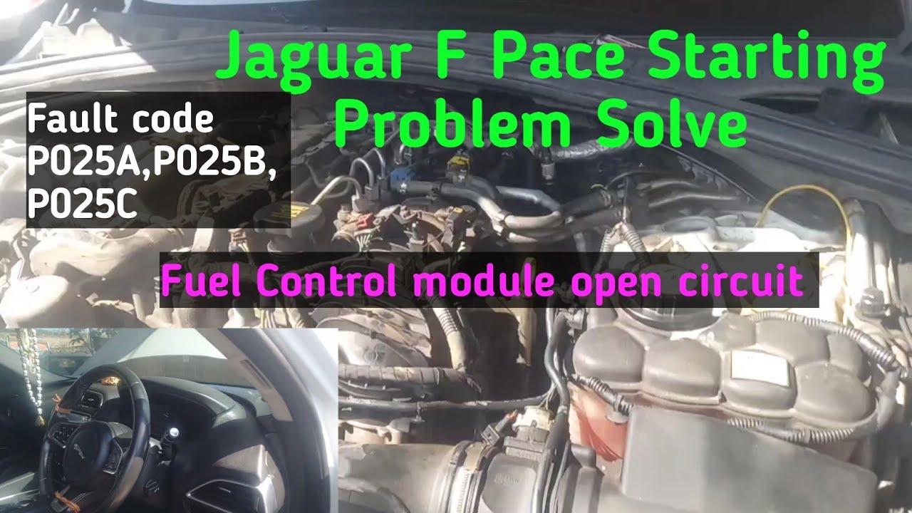 Jaguar F Pace Starting Problem जगुआर एफ फ़ैश क्रेंकिंग समस्या P025A,P025B,P025C|How to Jaguar F Pace