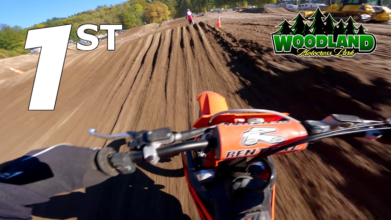 GETTING MY FIRST OVERALL WIN! | Woodland MX Round 2