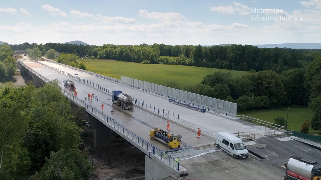Dokument z výstavby D48 Rybí - MÚK Rychaltice