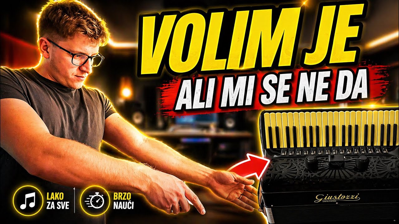 Kako se natjerati vježbat harmoniku