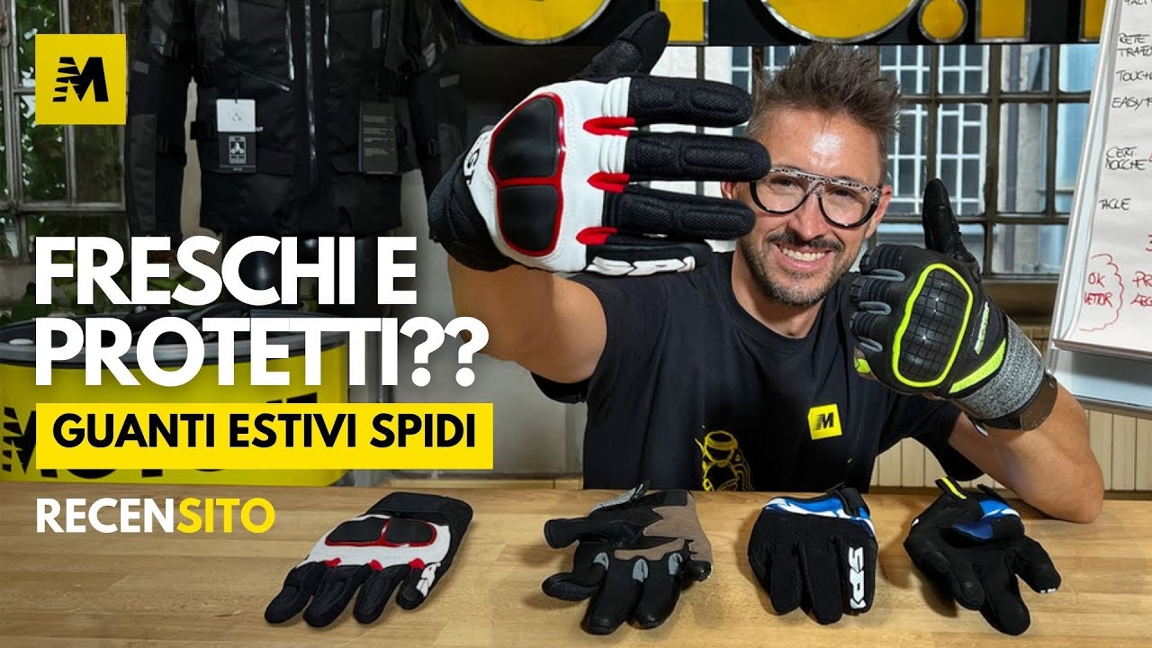 Spidi Flash-KP, X-FORCE, X-GT: mani al sicuro, anche d'estate!