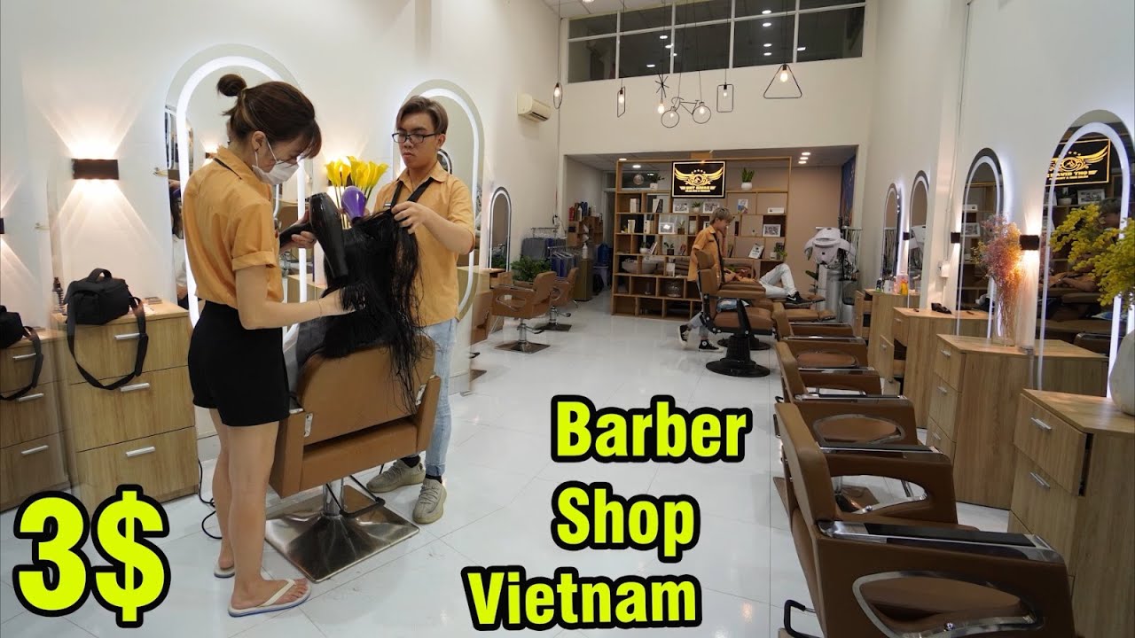 Vietnam Barber Shop ASMR Massage Face & Wash Hair Vip for Gil 2020