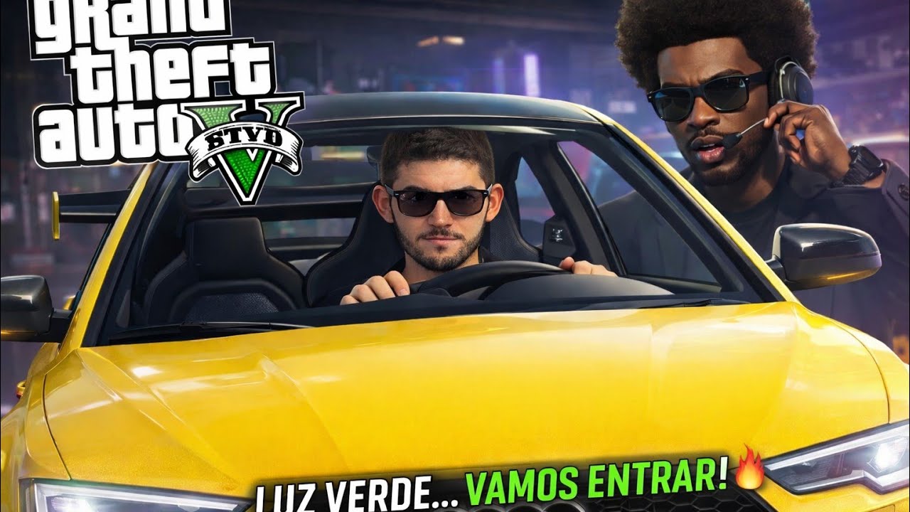 👉 LUZ VERDE… INVADIMOS O COFRE! 💰🚨 | GTA V GARAGEM TUNING