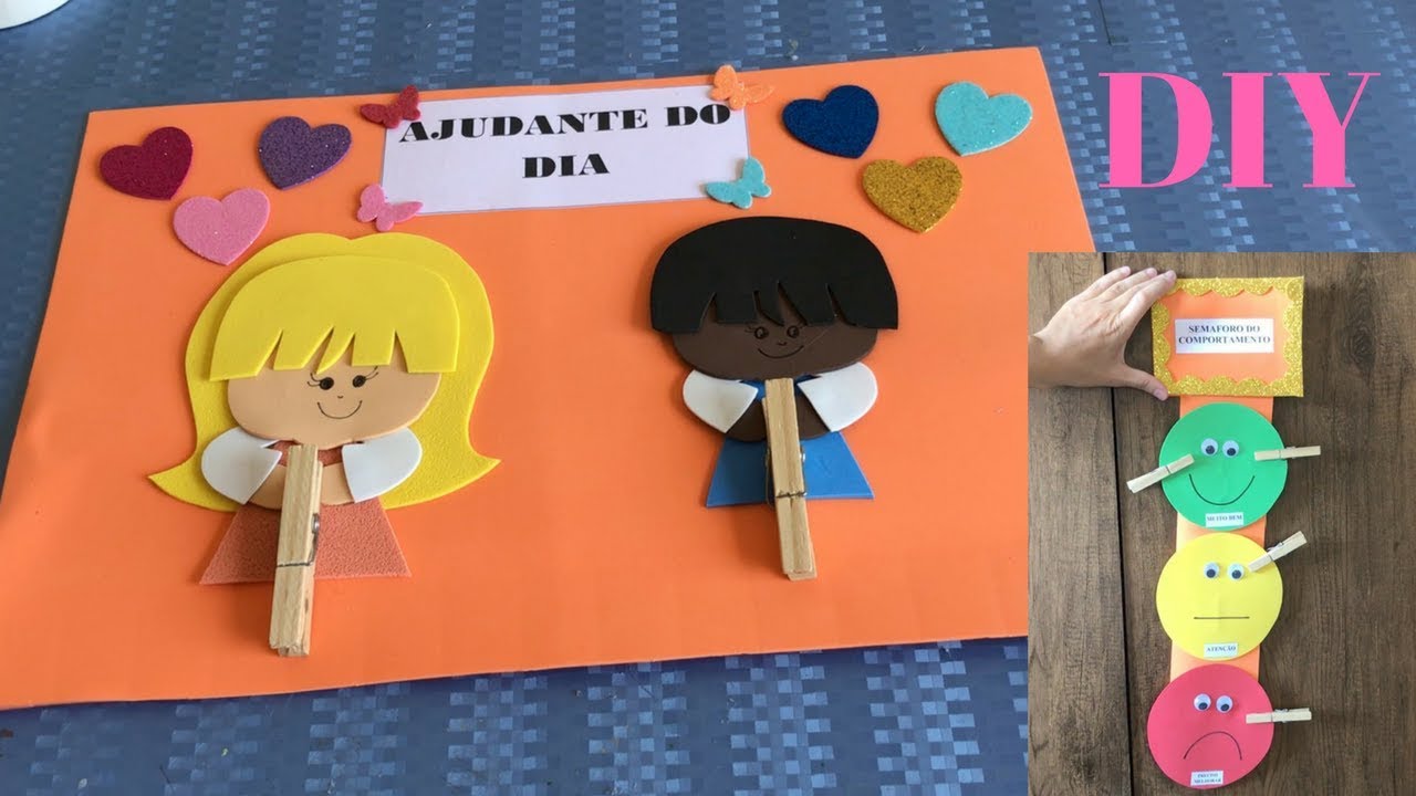 Faça Você mesmo: Painel em E.V.A para sala de aula - Artesanato DIY