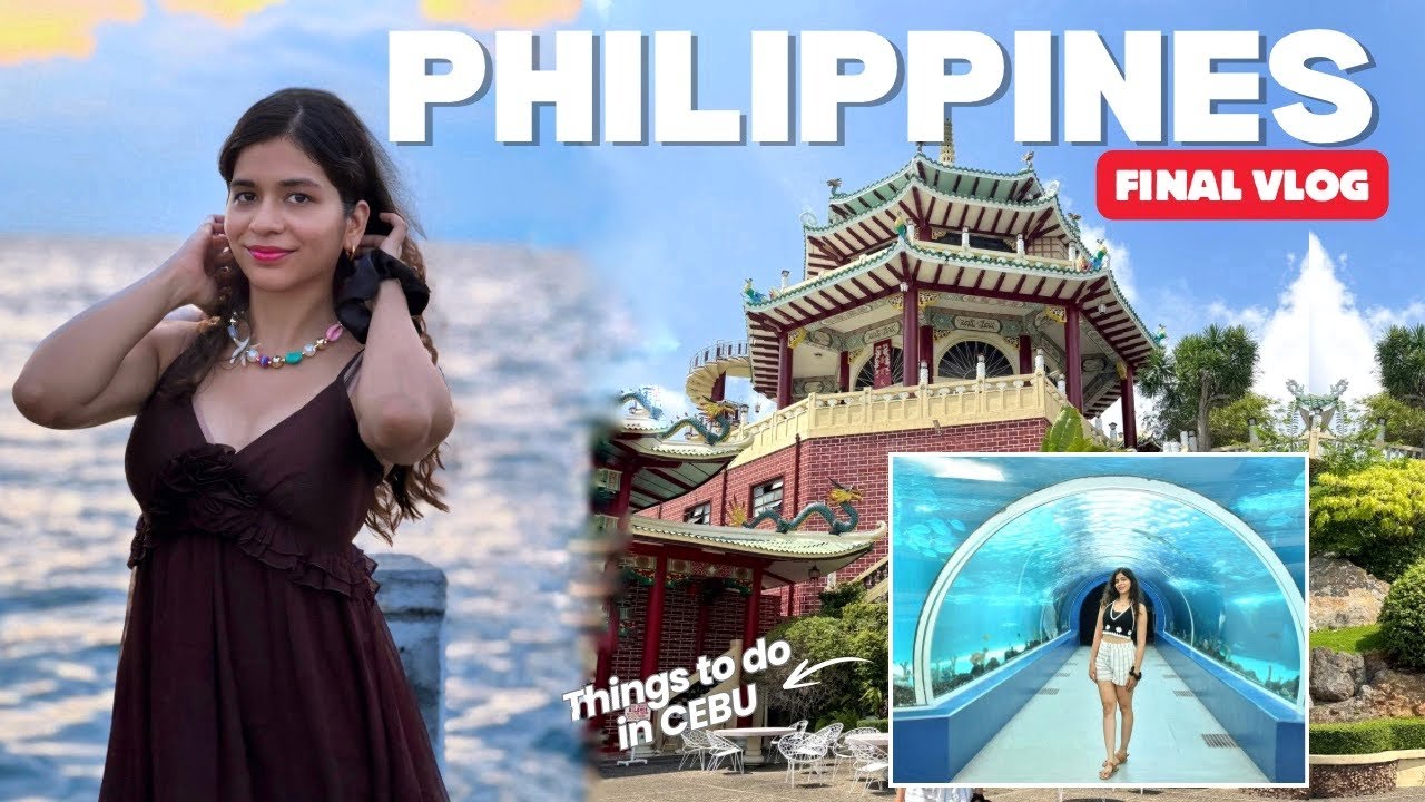 Cebu to Batangas  | Taoist Temple 🏯, Ocean Park, Shopping 🛍️ & Go-Karting | Philippines Final Vlog