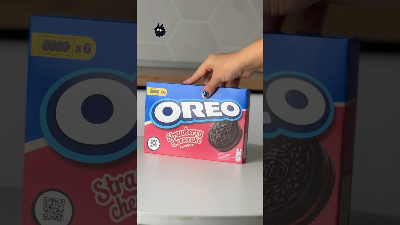 Oreo strawberry cheesecake | ASMR #asmr #minioreo #cookiesopening #halloween