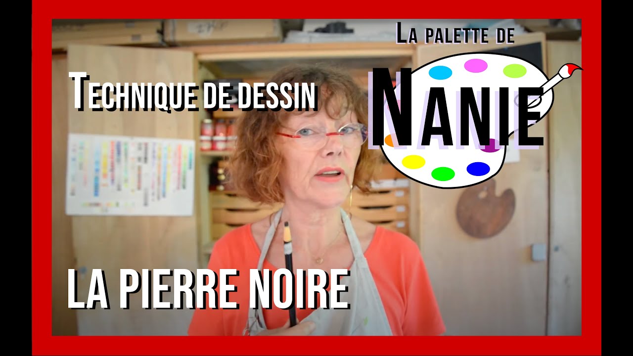 Techniques de dessin - La pierre noire  # 1 - La pierre noire  c'est quoi ?