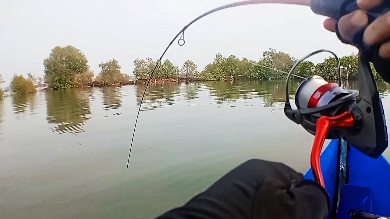Rute dan Eksplore Mancing Muara Kali Kerikan dan Sabetan Strike Ikan Bahaya! Mancing Semarang Kendal