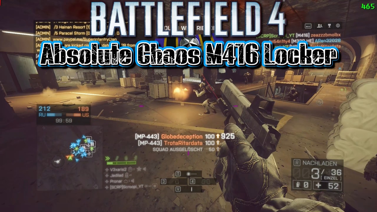 Absolute Chaos-M416 Gameplay Operation Locker Battlefield 4