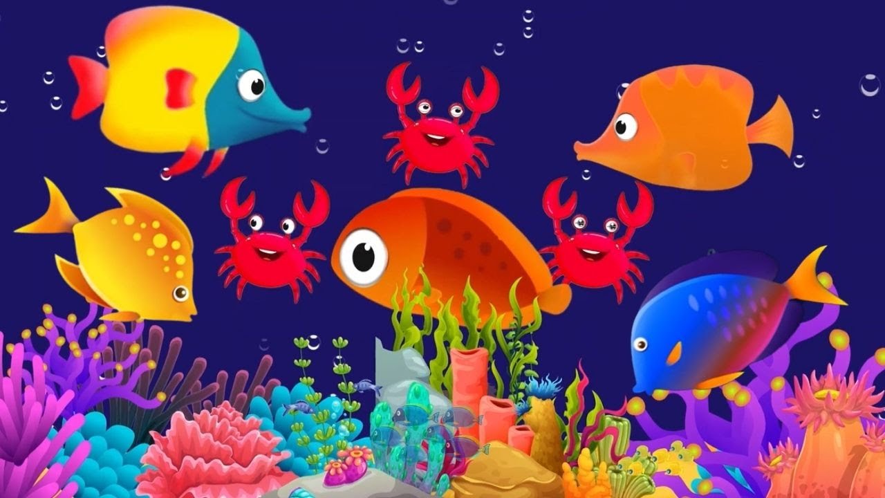 Bedtime Lullaby for Babies, Kids & Parents 😍 Animation🐟Fish lullaby🐟Calming Fishes #122 #babyslee