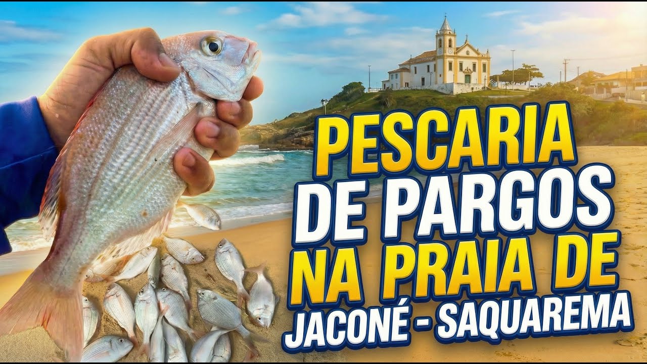 PESCARIA DE PARGOS NA PRAIA DE JACONÉ - SAQUAREMA