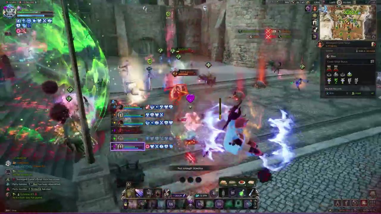 Throne and Liberty: 10/05/2025  Inter-Server Siege Cursed vs. Limitless/Blair (Attack)