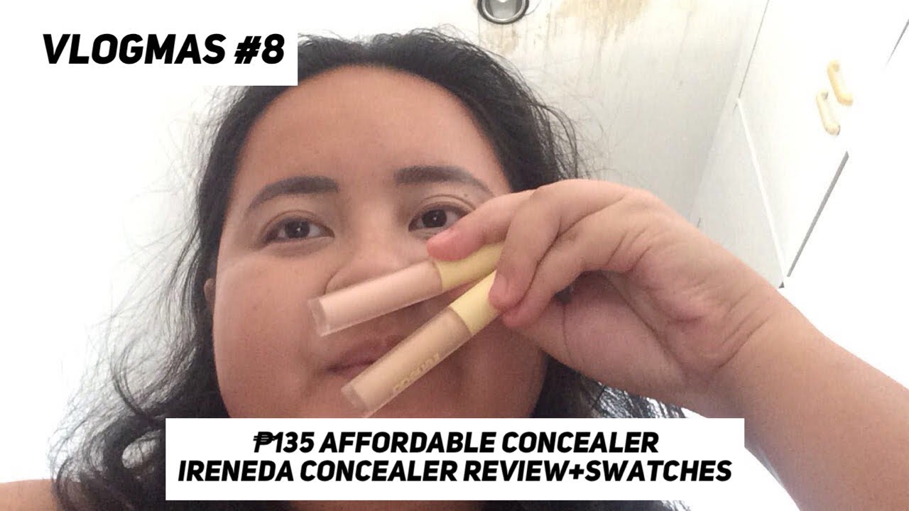 VLOGMAS #8: ₱135 AFFORDABLE CONCEALER Ireneda Concealer Review+Swatches