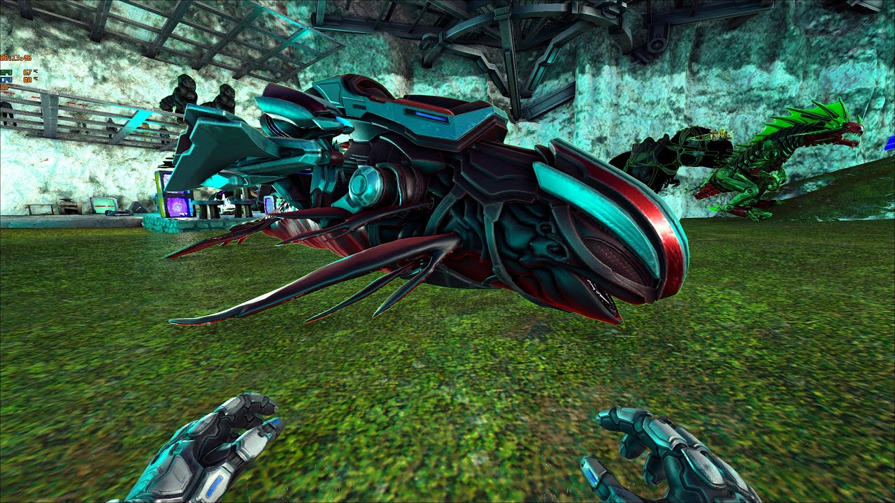 ARK  Omega on Caballus ep 53 , Astrodelphis Saddle God , hoping not to get one shot