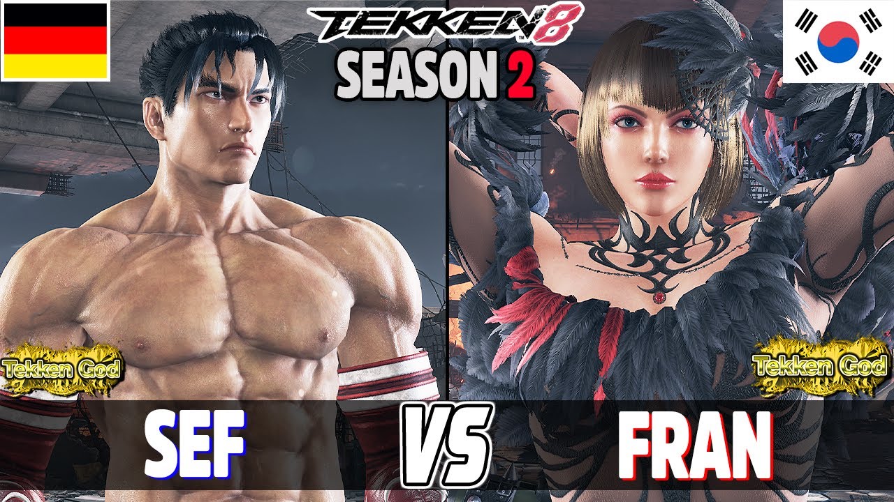Tekken 8 (Season 2) ▰ SEF (Jin Kazama) Vs FRAN (Anna) ▰ Ranked Matches!