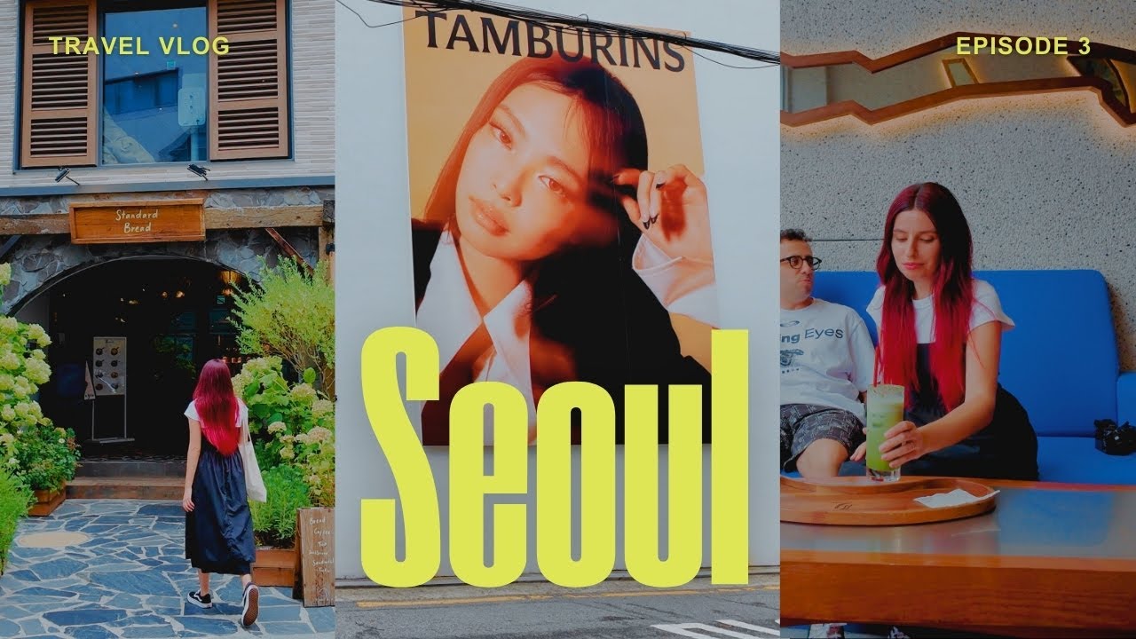 KOREA VLOG 🇰🇷 Seoul, vegan restaurant, cafes, shopping
