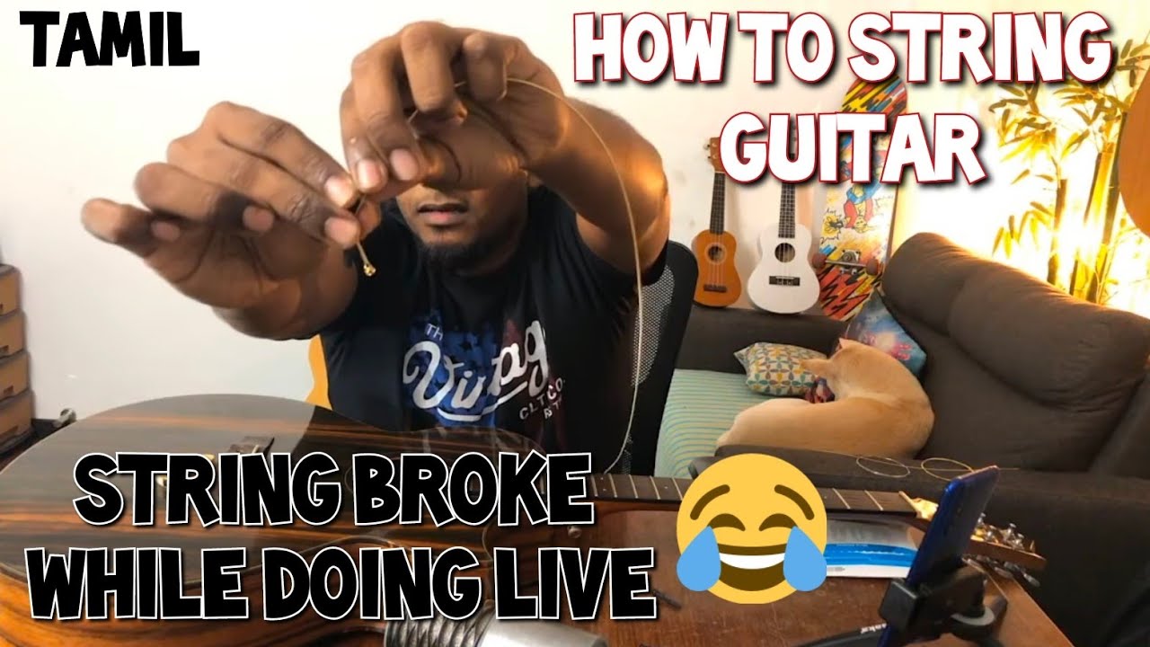 Guitar Strings Change Tamil LIVE By Christopher Stanley