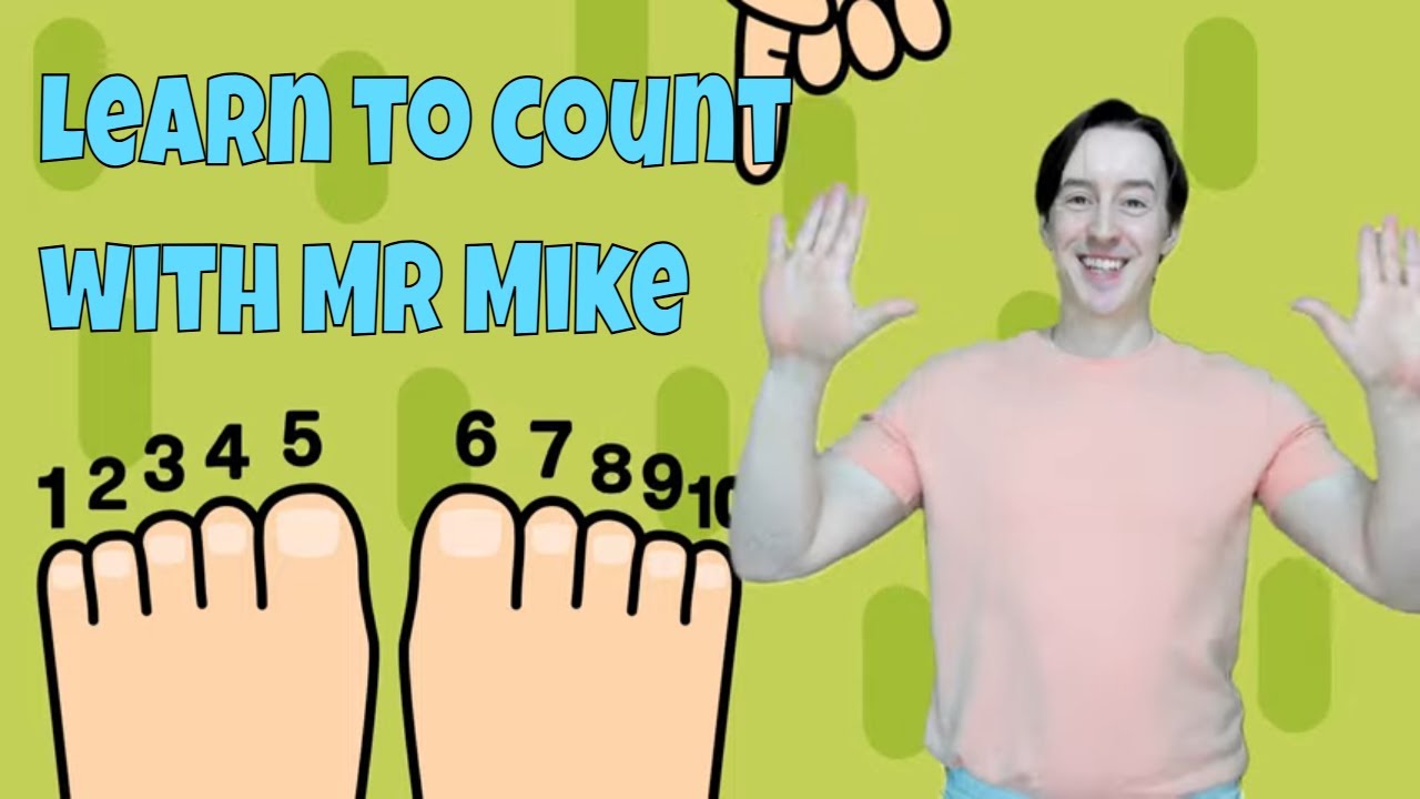 Learn to Count with Mr Mike| How many fingers| Number songs 1 to 10| Toddlers Learning |  Preschool