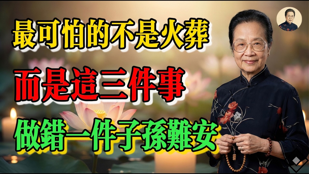 葉曼道破天機：人死後最怕的不是火葬，而是子女無知做錯三件事！斷了香火折了福， 臨終最後一念決定下輩子是人是鬼，這個方法能幫親人投個好胎。#葉曼 #臨終關懷 #孝道 #因果 #六道輪回 #老人去世