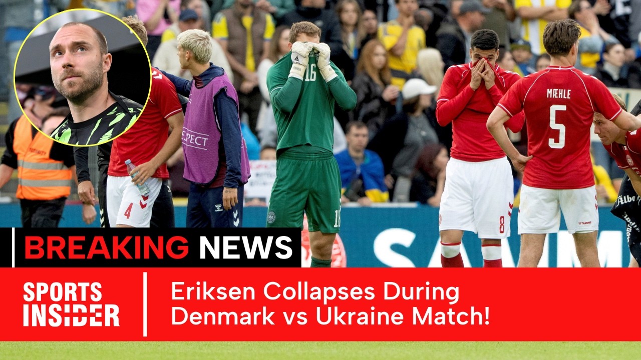 TRAGIC NEWS: Denmark's Christian Eriksen Collapses During Denmark vs Ukraine Match | AD1Z