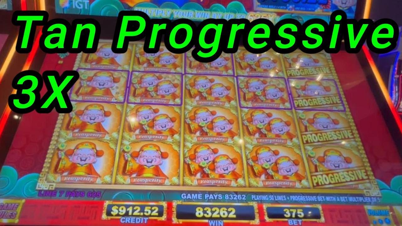 Wu-Da-Jiang - King Stacks - 3 Huge Tan Progressives. One of my Biggest Tan wins ever!