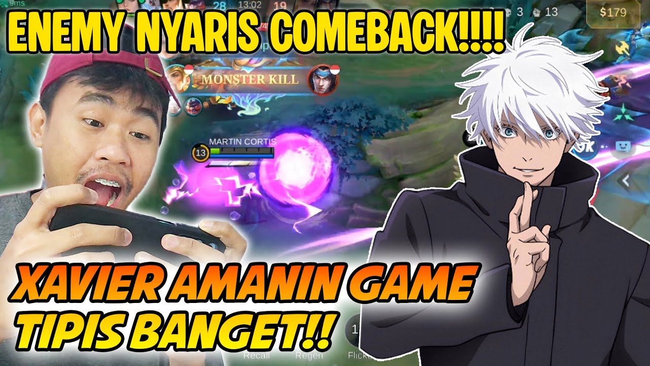 ENEMY NYARIS COMEBACK !! KATA GOJO SATORU : TIDAK !! - MOBILE LEGENDS