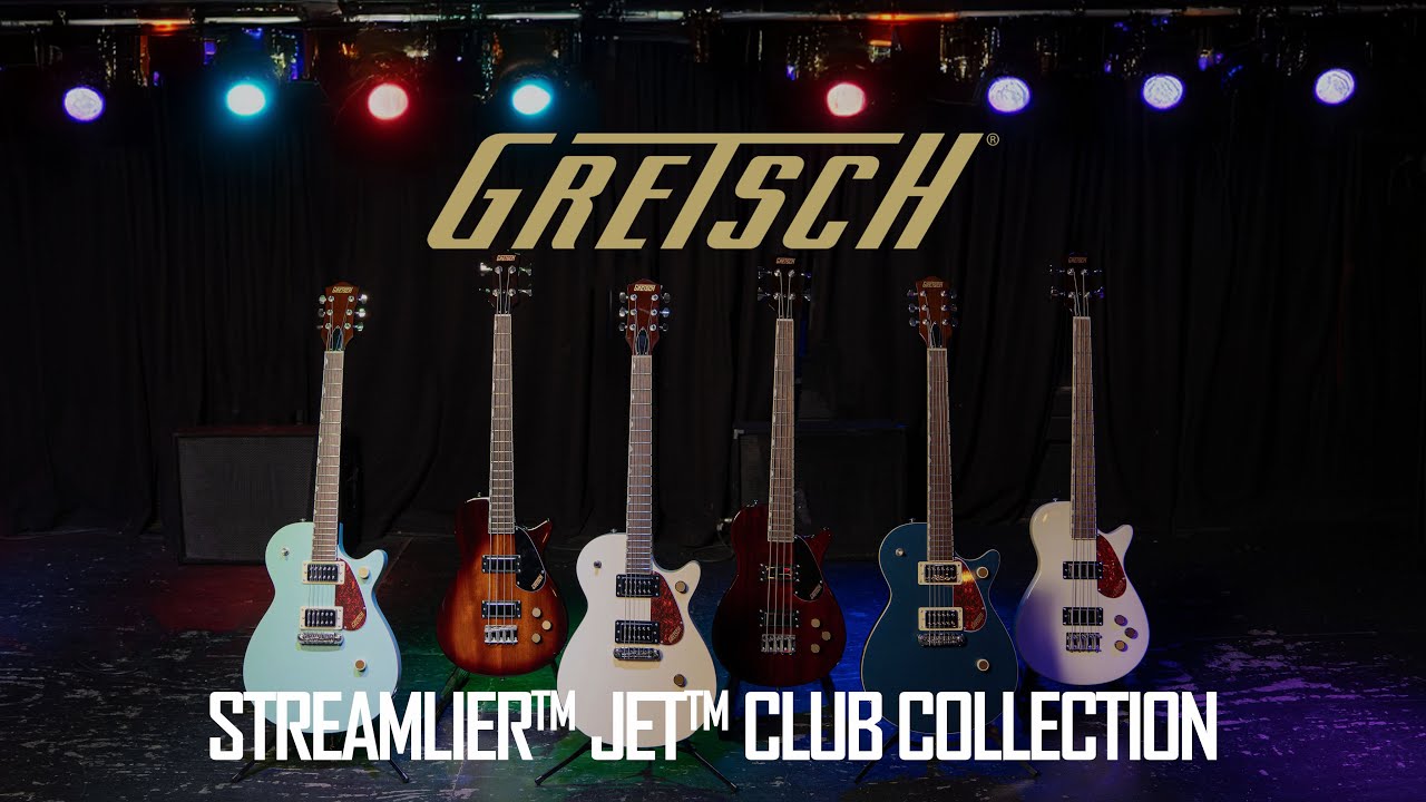 New for 2024 Streamliner Jet Club and Jet Club Bass ft. Henri Cash | Gretsch Guitars