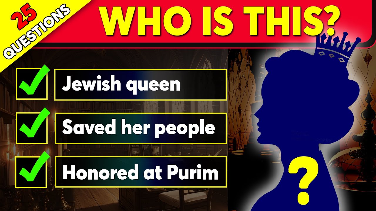 BIBLICAL CHARACTERS QUIZ - 25 BIBLE QUESTIONS 