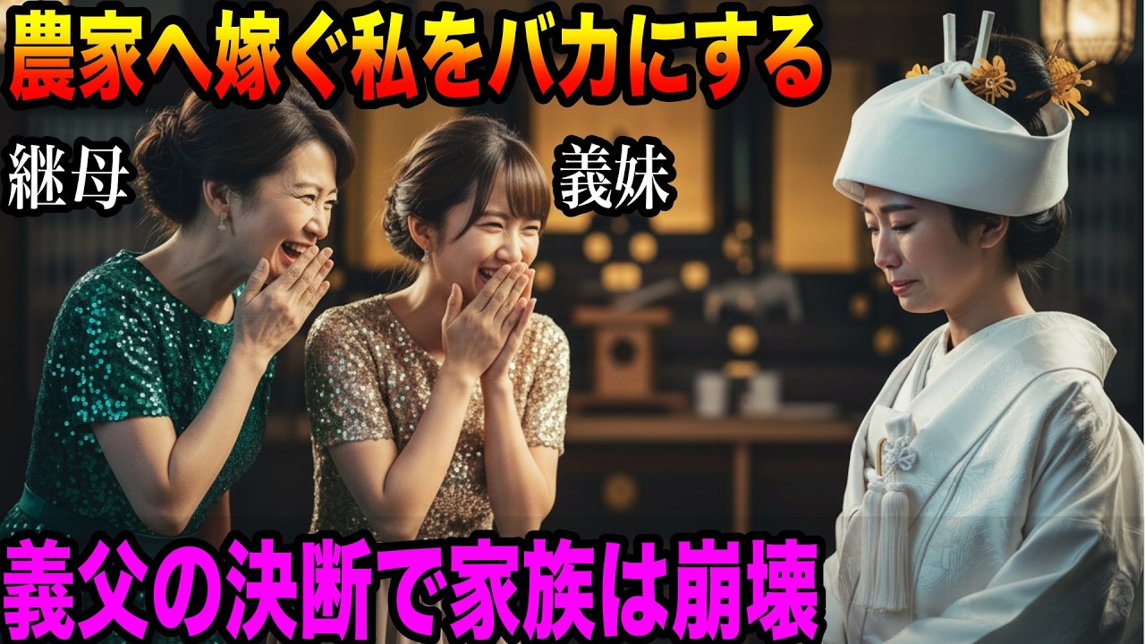 農家へ嫁ぐ私を見下す家族…「みじめなお姉様w」と笑う妹に、義父が「今日限りで全株売却します」と告げた結果