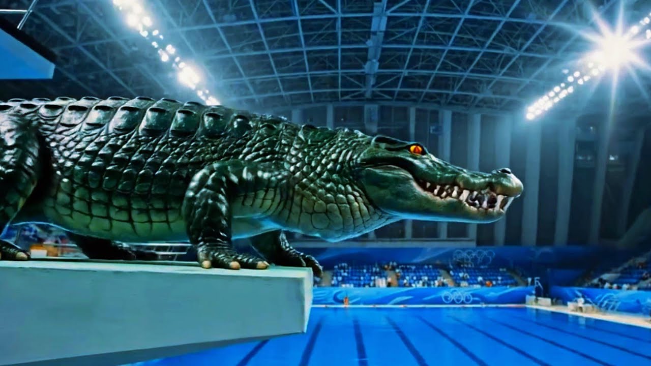 Crocodile Olympics | Springboard Event | Animal Olympics diving board