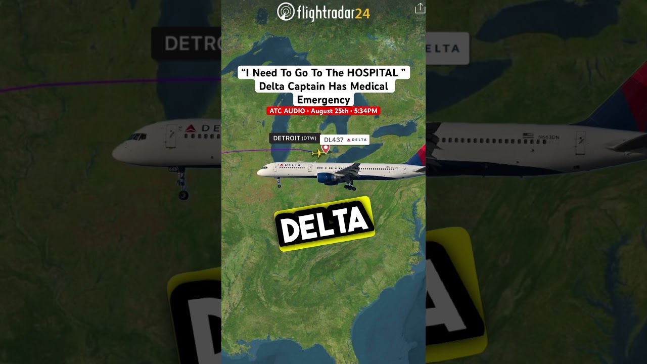 &laquo;Мне нужно в БОЛЬНИЦУ&raquo;: у командира рейса Delta возникло неотложное состояние