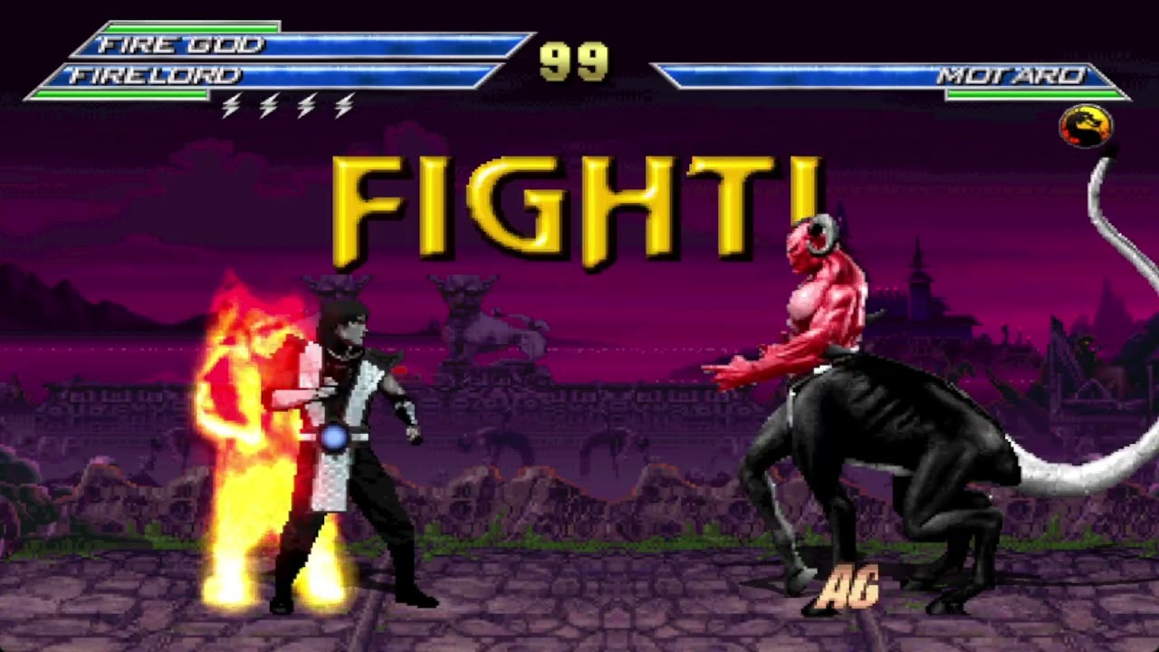 MORTAL KOMBAT: NEW ERA- FIRE LORD & FIRE GOD VS. MOTARO 2-13-26 #gaming #mugen