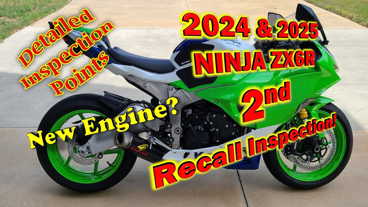 2024 ZX6R 40th Anniversary Edition 2nd Recall Inspection. Will I need a New Engine?