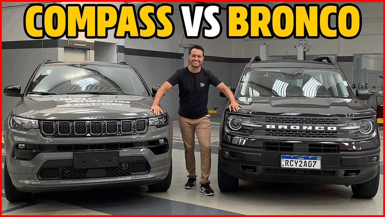 Comparativo: NOVO COMPASS versus BRONCO SPORT. ACABOU PARA O JEEP?