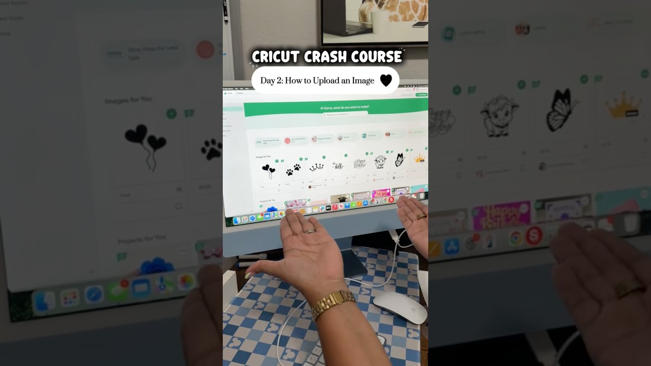 День 2: Как загрузить изображение в Cricut Design Space (PNG, JPEG или SVG!) #CricutCrashCourse
