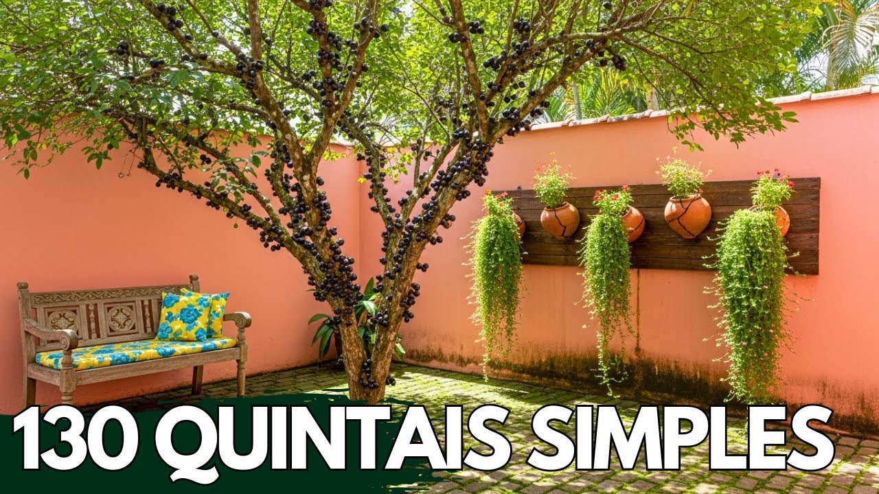 QUINTAL PEQUENO E SIMPLES TRANSFORME COM IDEIAS FÁCEIS