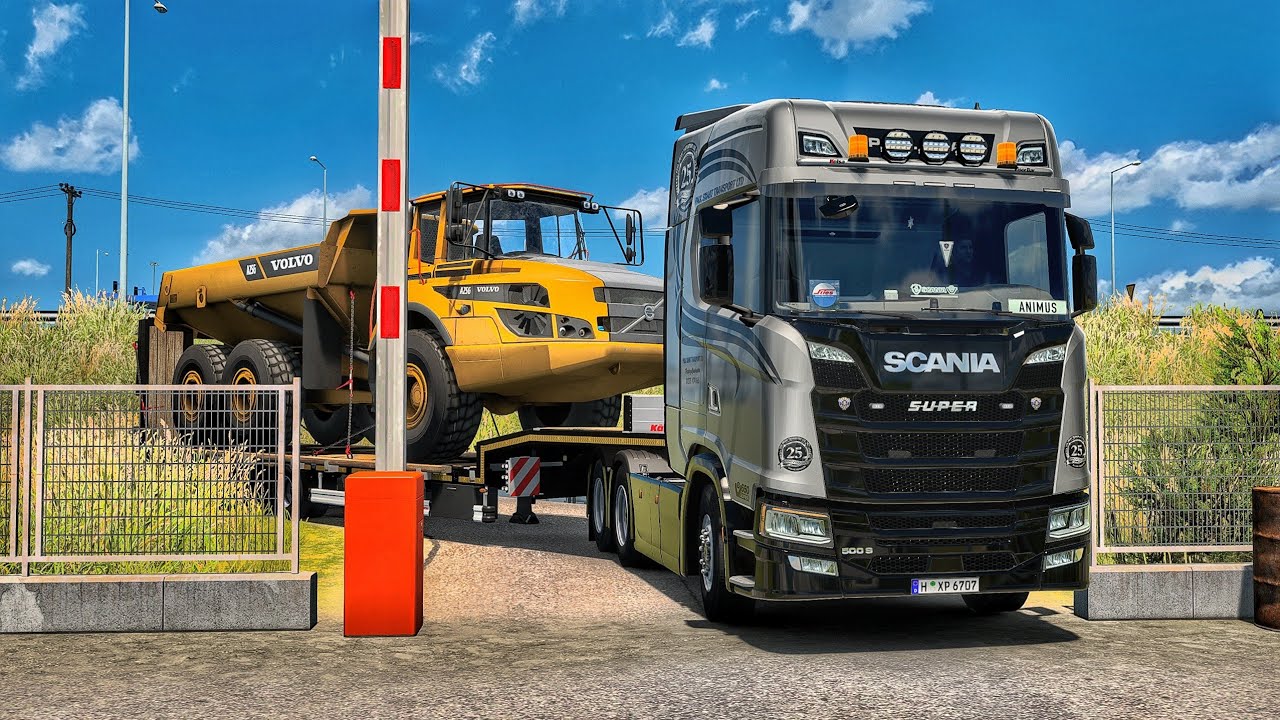 Heavy Haulage Through twisty Mountains Of Greece | #ets2 1.53