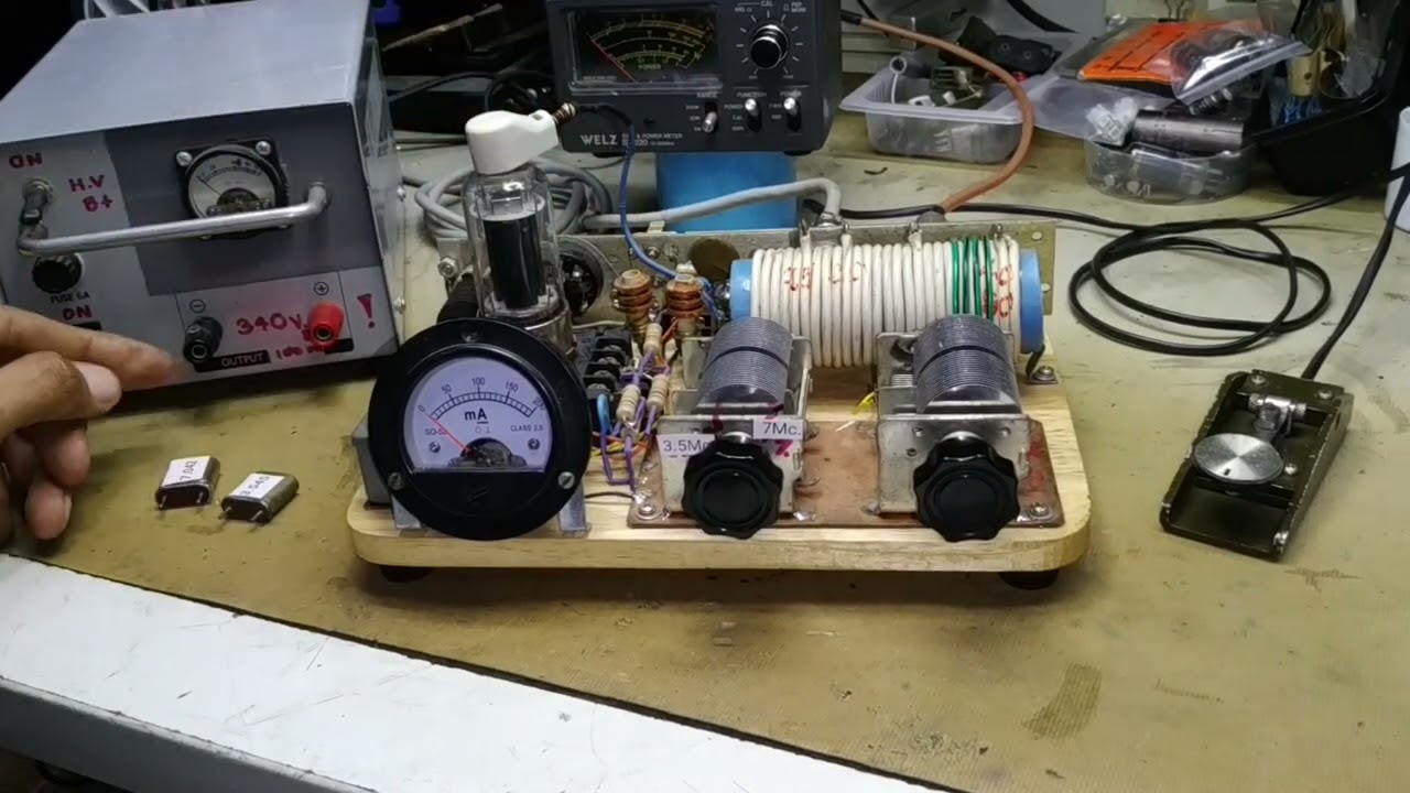 ONE TUBE (2E26) QRP 80/40M CW TRANSMITTER. (Part 1)