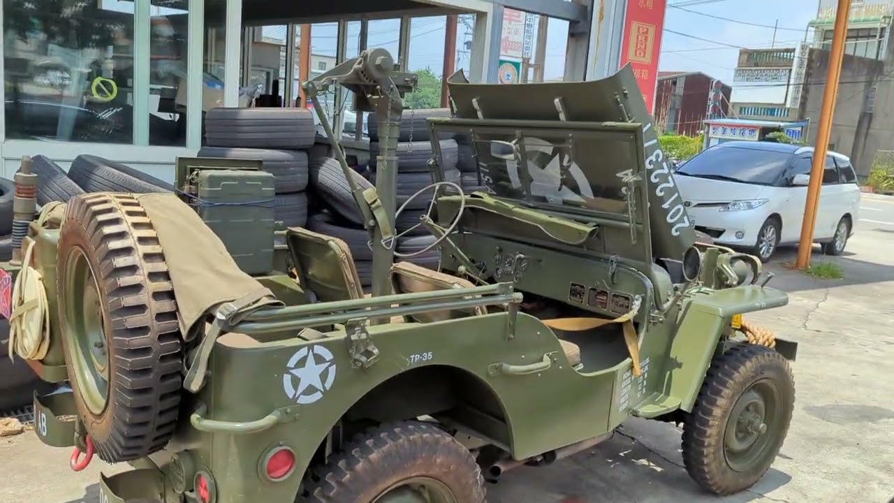 Antique Military Jeep