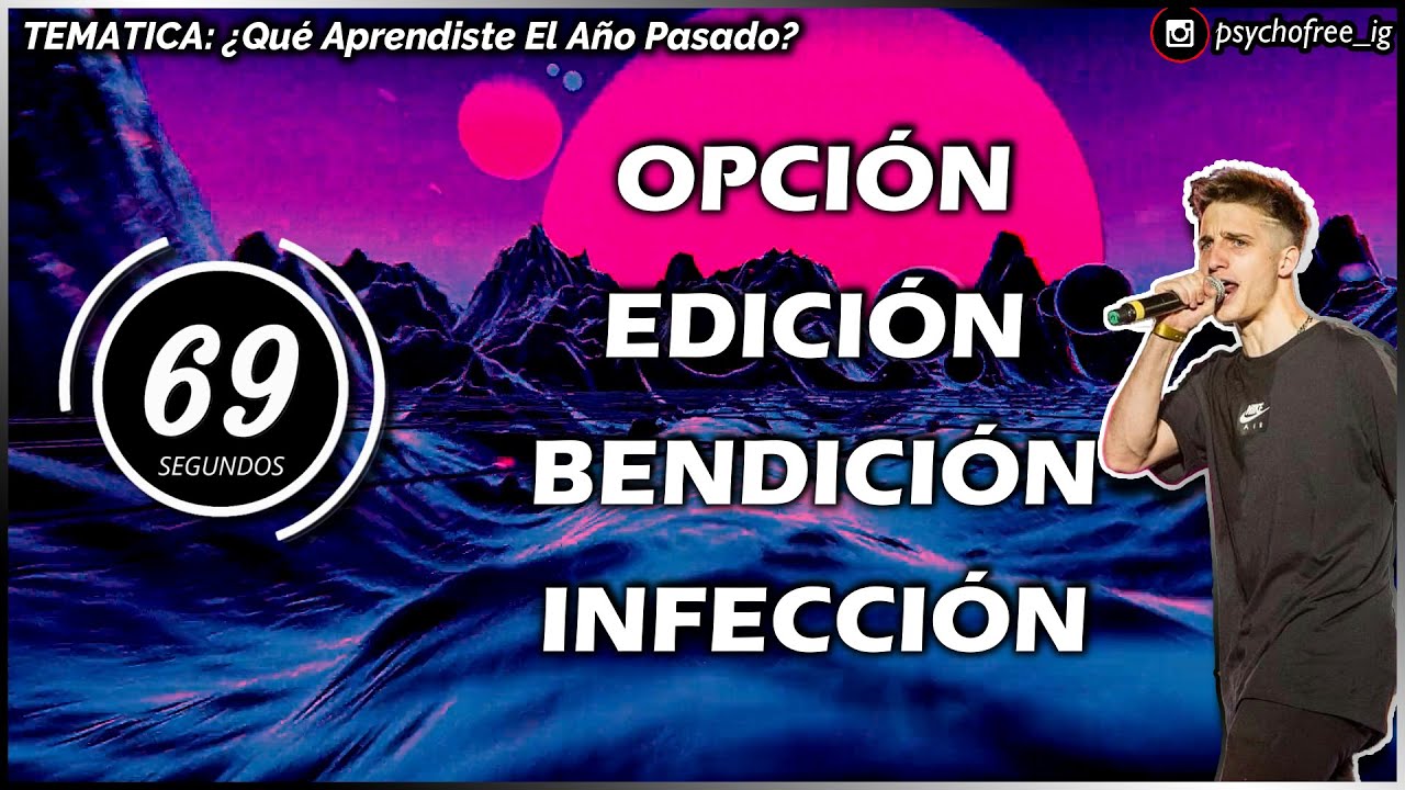 🚀 EJERCICIOS para IMPROVISAR RAP 🎧 | Entrenar FREESTYLE | Base de Rap + Palabras |🔥Psycho Free #85