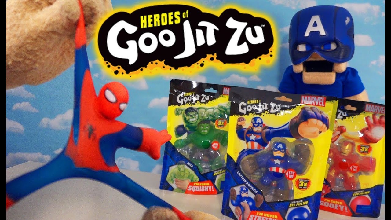 GOO JIT ZU Marvel Avengers - SpiderMan, Iron Man, THANOS?!