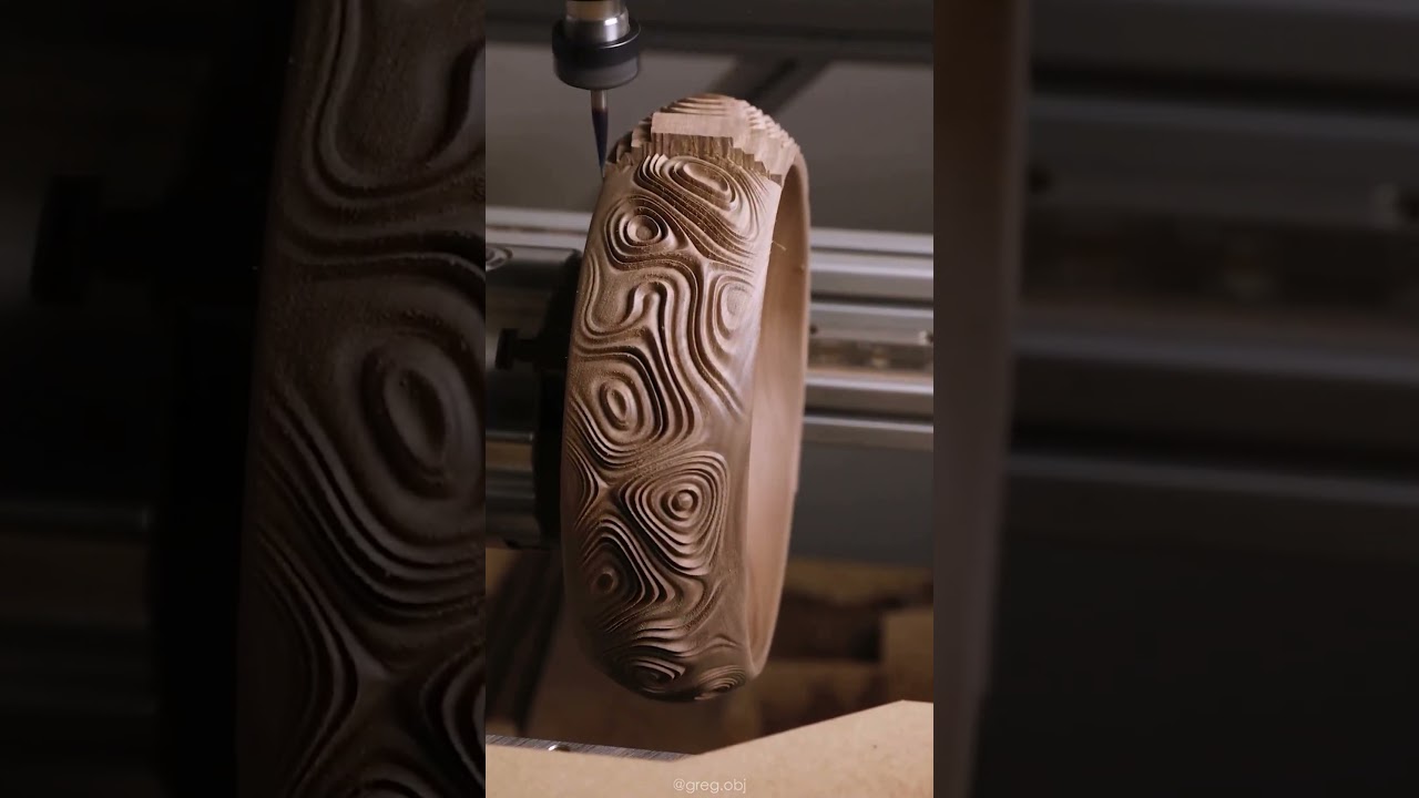 Super Satisfying Wood Carving