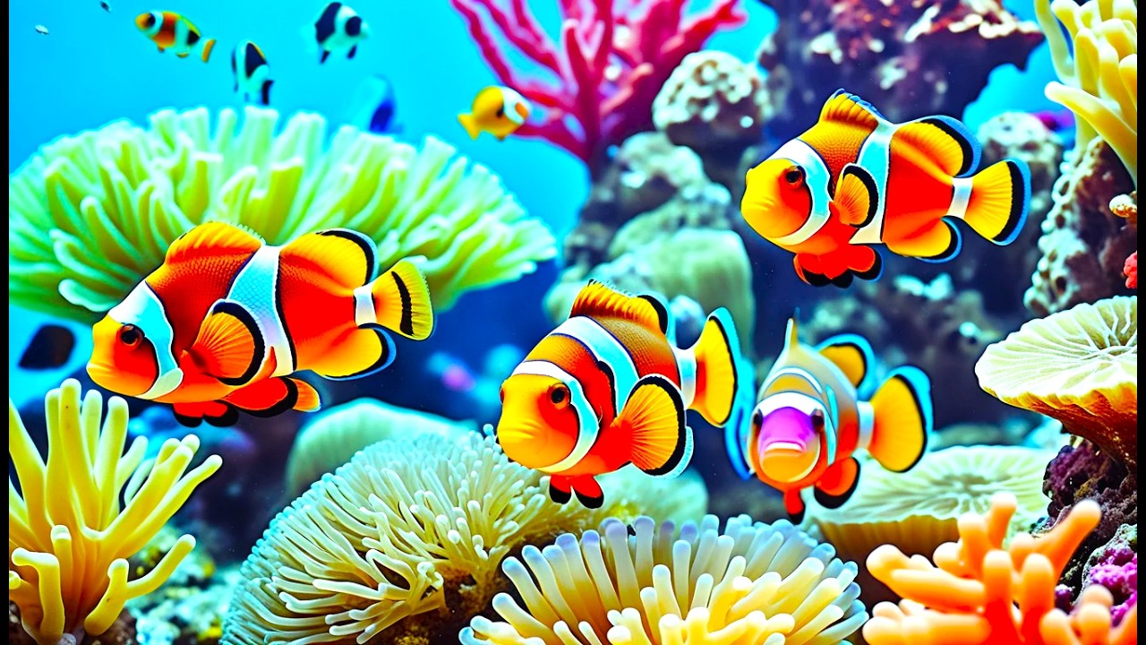 The Best 4K Aquarium - Explore the Stunning World of Sea Jellyfish and Beautiful Coral Reef Fish. #8