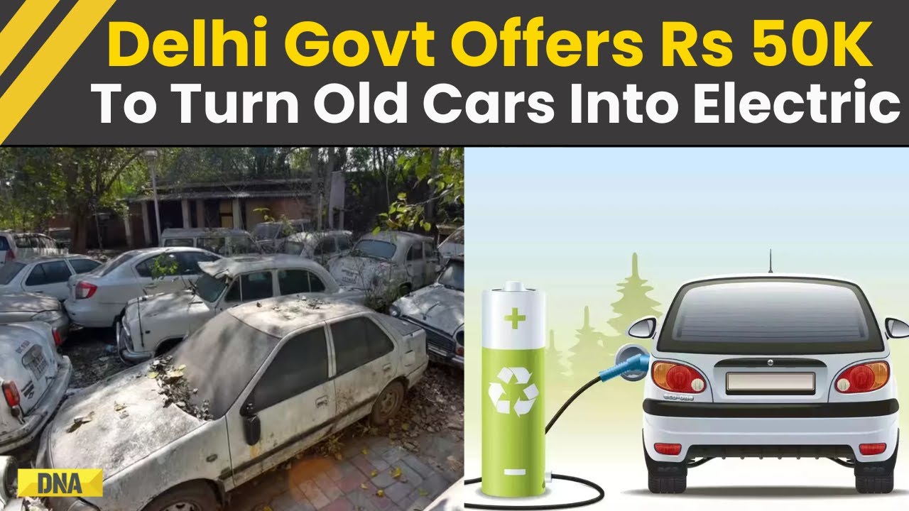 Delhi News: Delhi Government Proposes ₹50,000 Incentive For Retrofitting Old Vehicles To EVs