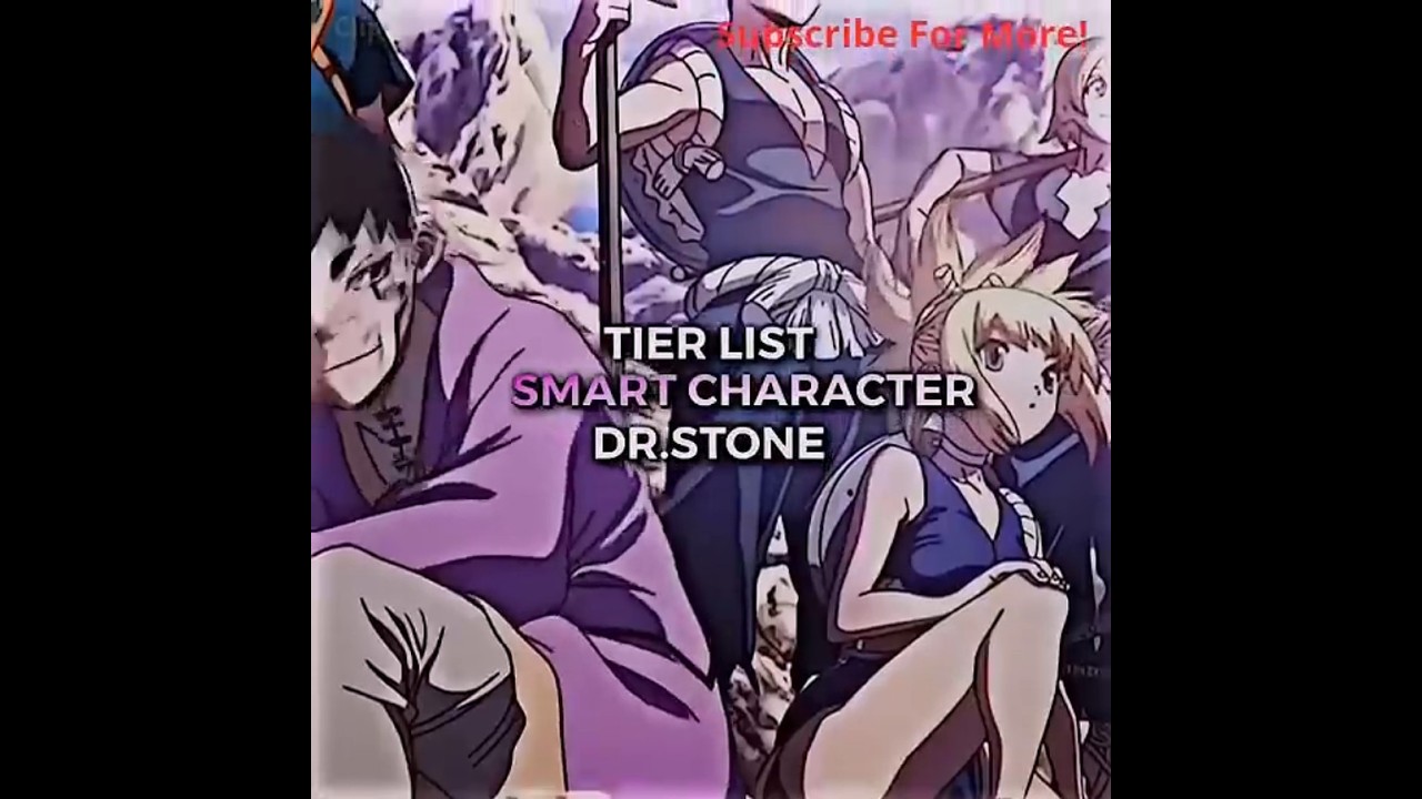Top SMARTEST Dr Stone Characters Tier List. *Slight Spoilers*