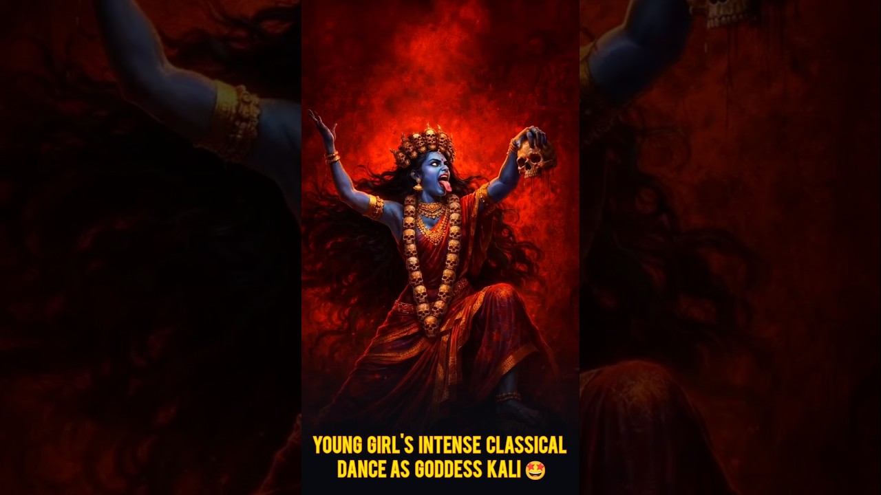 Young Girl’s Intense Classical Dance as Goddess Kali Leaves Internet Awestruck 🔥