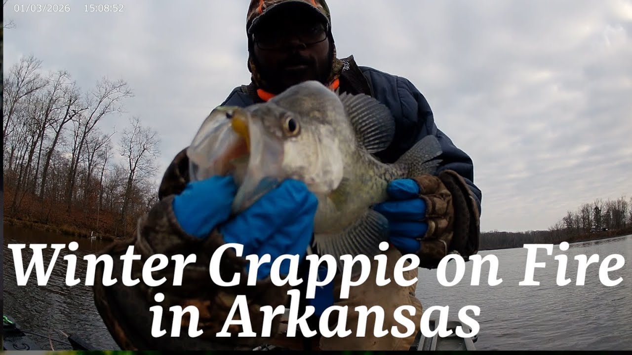 Join me on a Winter fishing Day in Arkansas PART 1