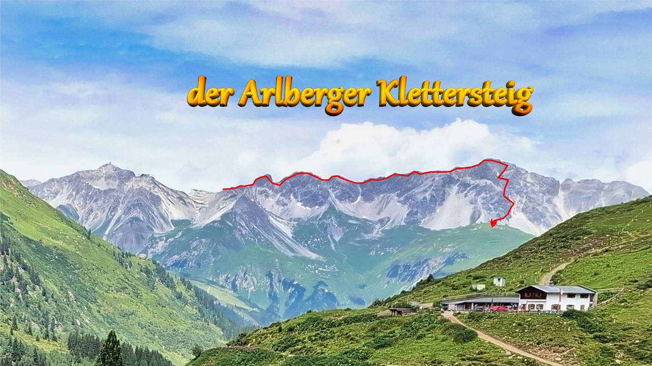 Arlberger Kletterstreig, St.Anton, Valugagrad, Weißschrofenspitze, Kapall