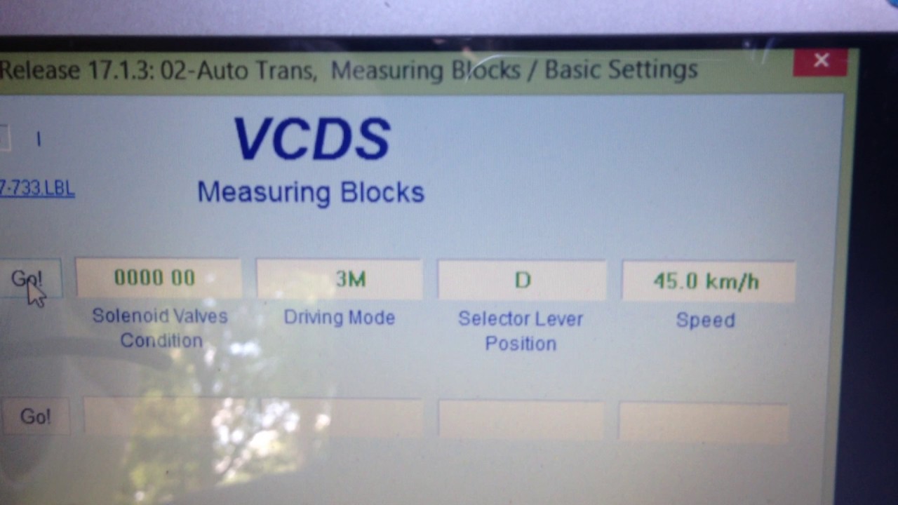 VW 01M What a Good TCM And Working G68 Looks Like With VCDS